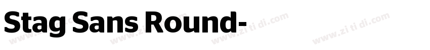 Stag Sans Round字体转换